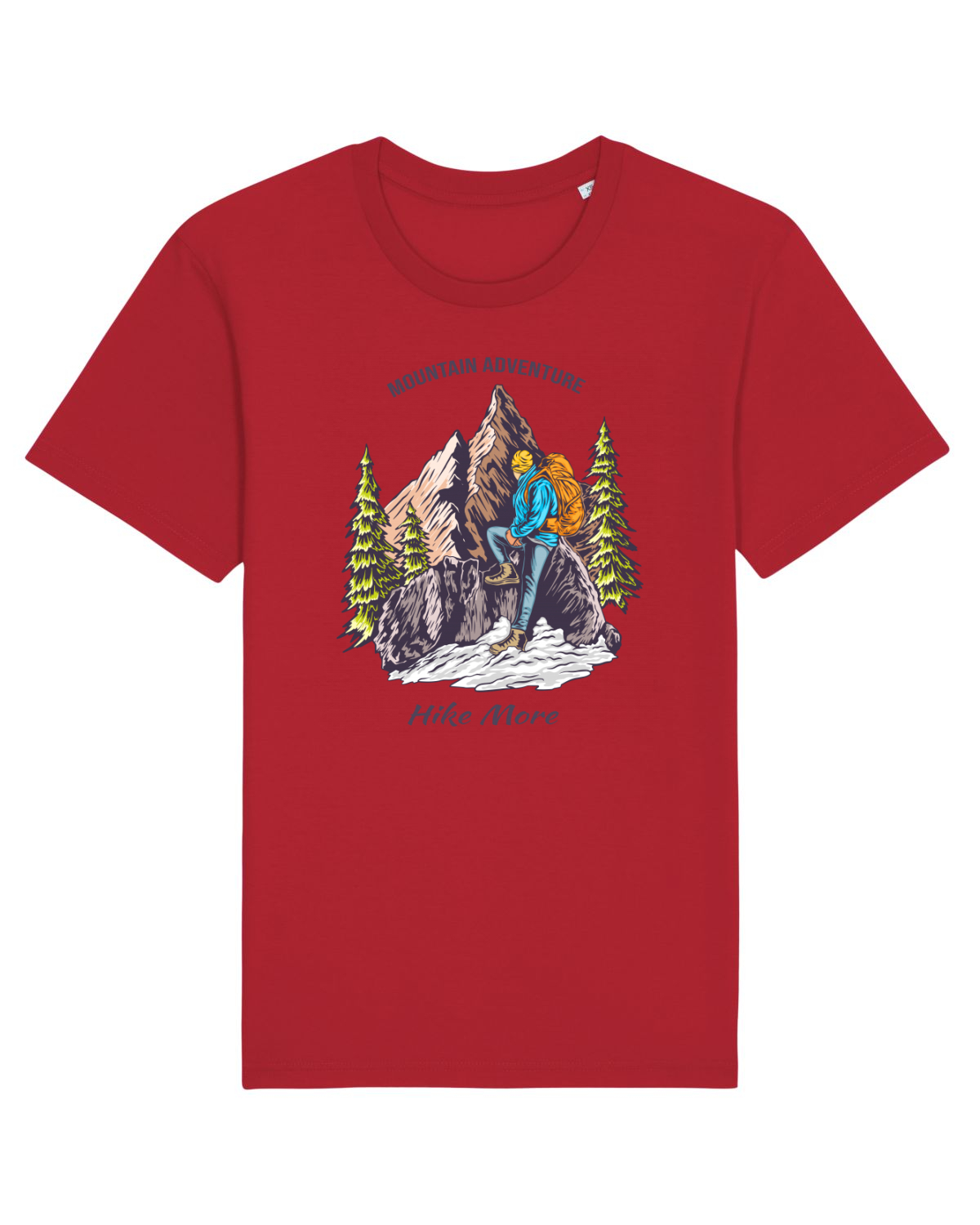 Tricou mânecă scurtă Unisex Rocker Red