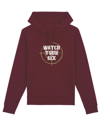 Watch your 6 Burgundy