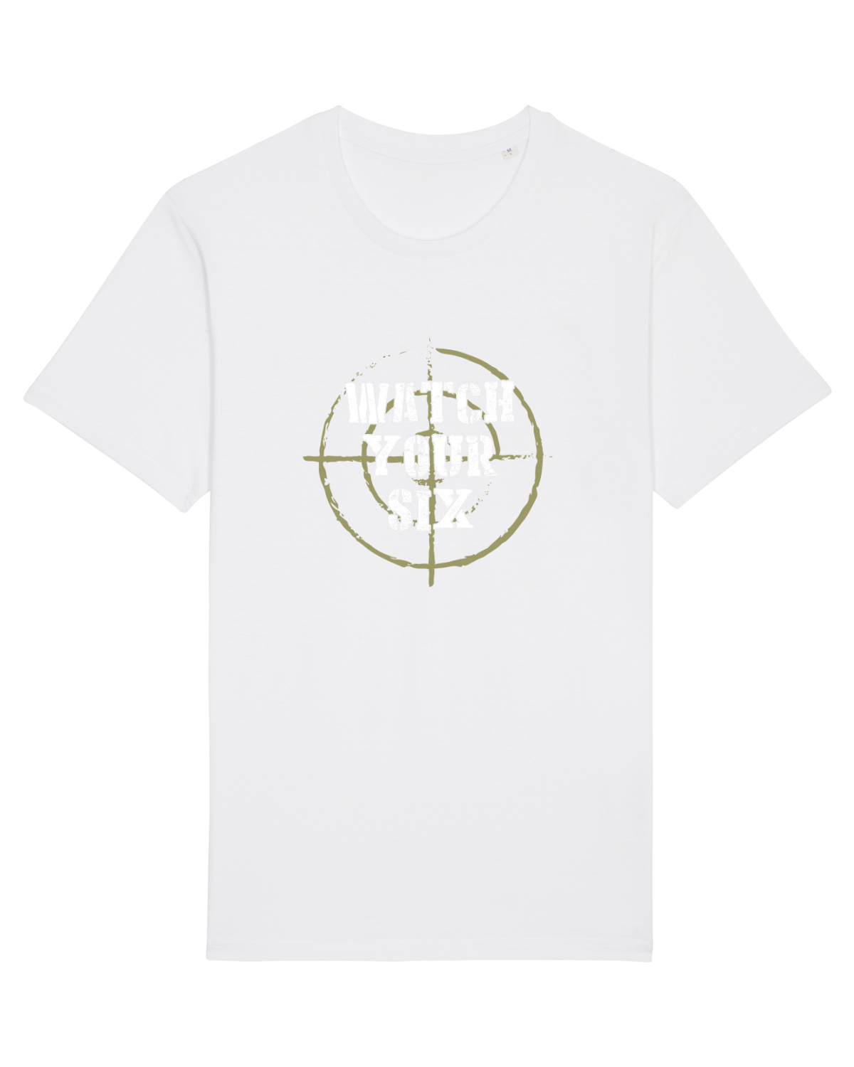 Tricou mânecă scurtă Unisex Rocker White