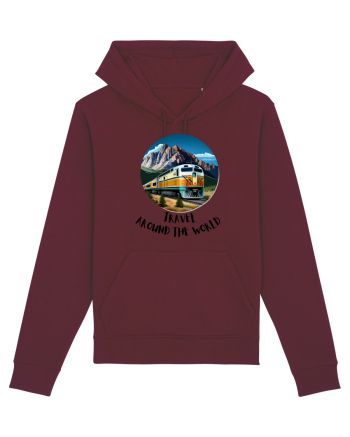 TRAVEL AROUND THE WORLD - V1 Burgundy