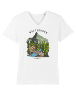Matterhorn Zermatt Tricou mânecă scurtă guler V Bărbat Presenter