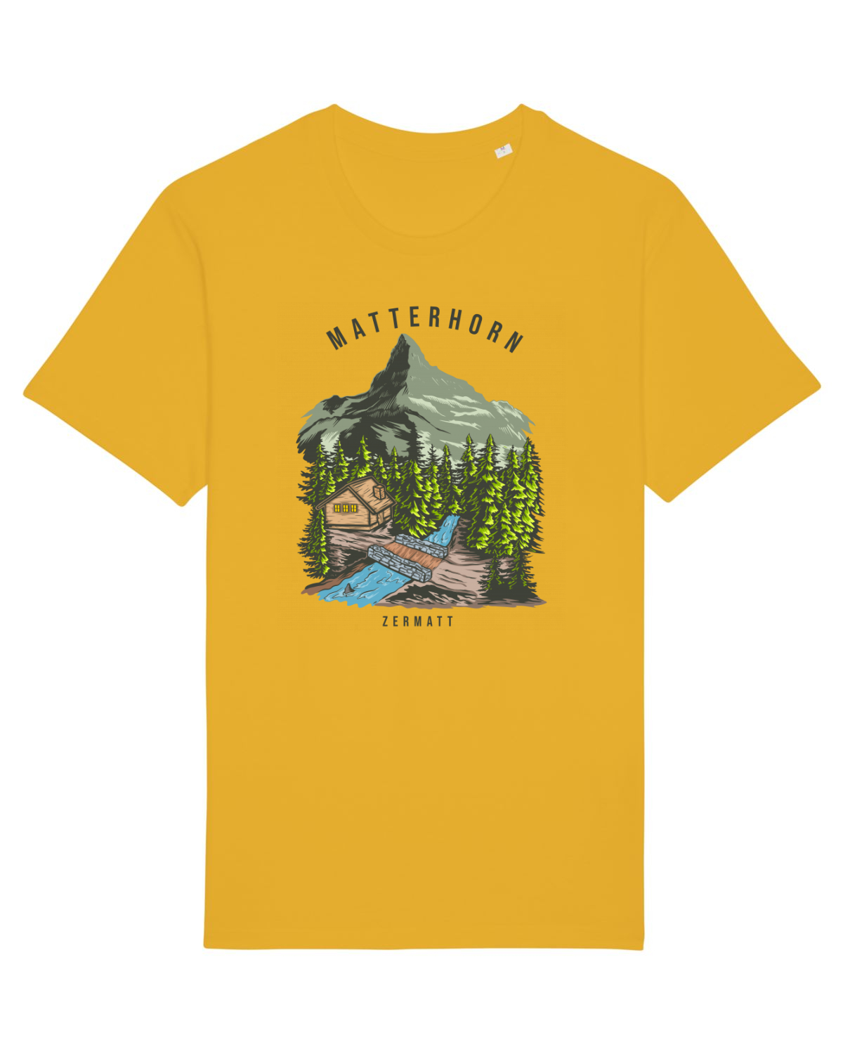 Tricou mânecă scurtă Unisex Rocker Spectra Yellow