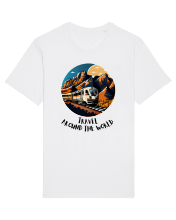TRAVEL AROUND THE WORLD - V3 White