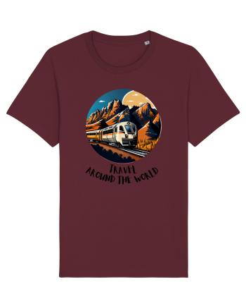 TRAVEL AROUND THE WORLD - V3 Burgundy