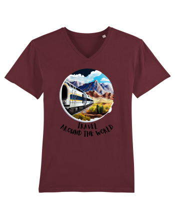 TRAVEL AROUND THE WORLD - V4 Burgundy