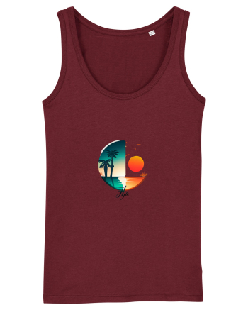HELLO SUMMER-V3 Burgundy