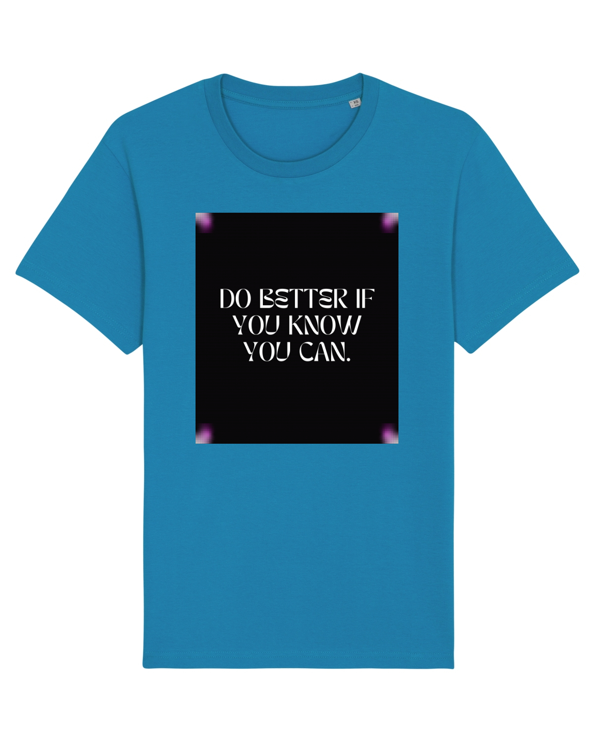 Tricou mânecă scurtă Unisex Rocker Azur