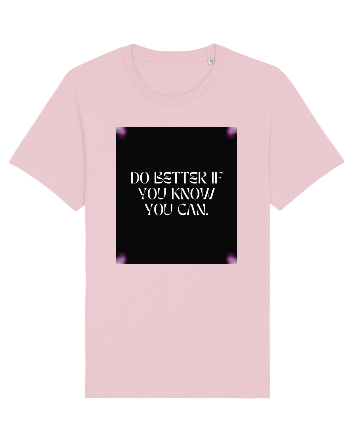 Tricou mânecă scurtă Unisex Rocker Cotton Pink