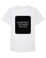 do better if you know you can2 Tricou mânecă scurtă guler larg Bărbat Skater