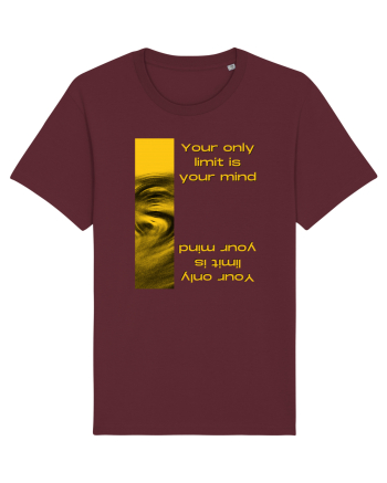 your only  limit is your mind2 Burgundy