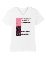 your only  limit is your mind3 Tricou mânecă scurtă guler V Bărbat Presenter