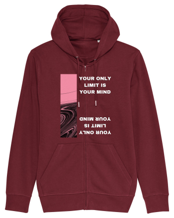 your only  limit is your mind4 Burgundy
