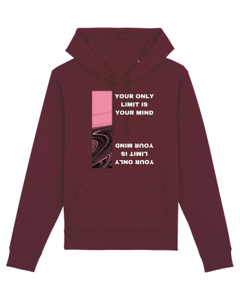 your only  limit is your mind4 Burgundy