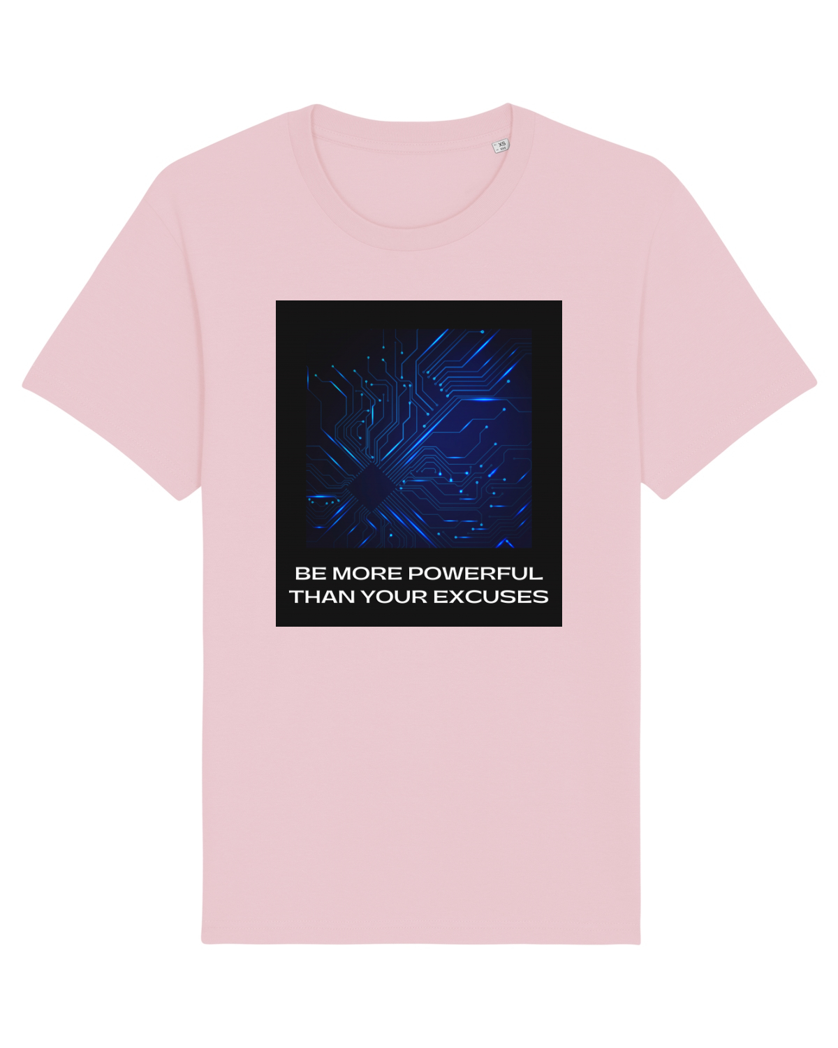Tricou mânecă scurtă Unisex Rocker Cotton Pink