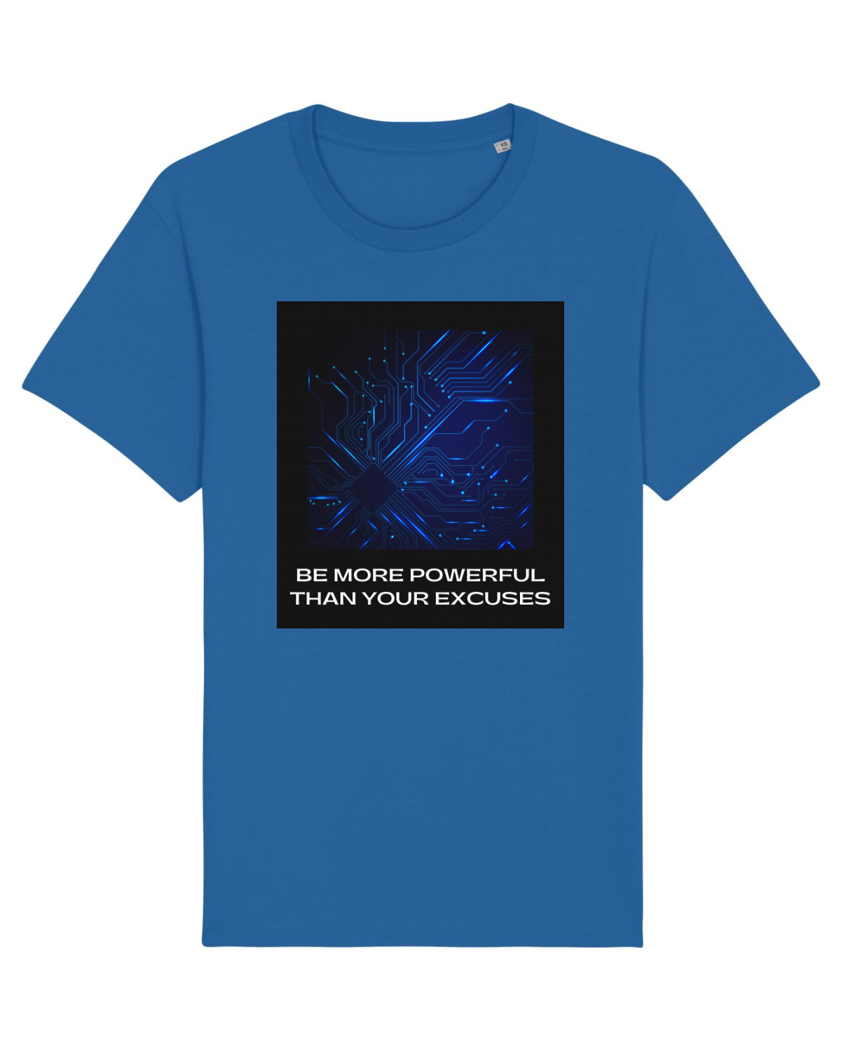 Tricou mânecă scurtă Unisex Rocker Royal Blue