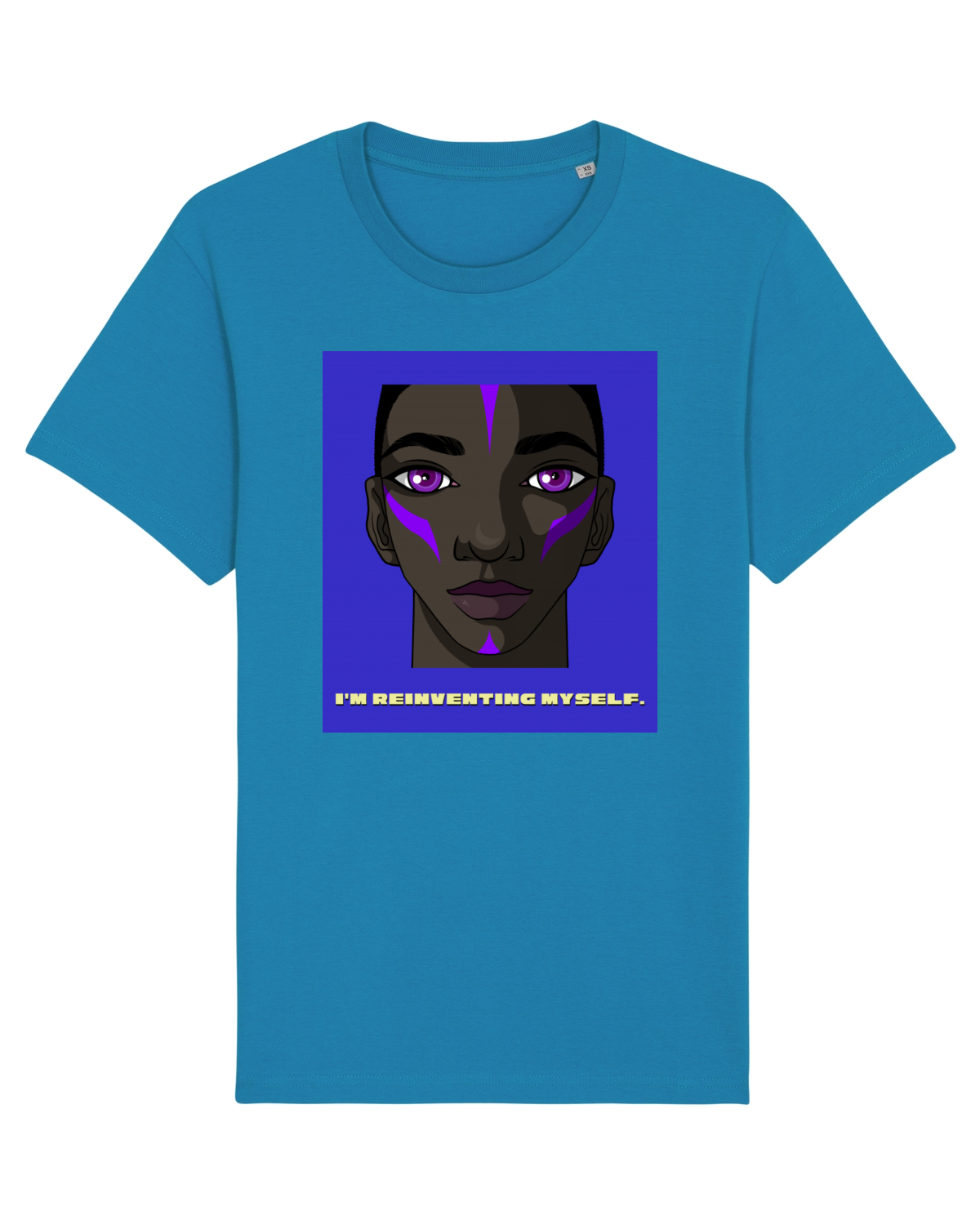 Tricou mânecă scurtă Unisex Rocker Azur