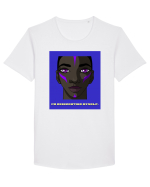 I m reinventing myself3 Tricou mânecă scurtă guler larg Bărbat Skater