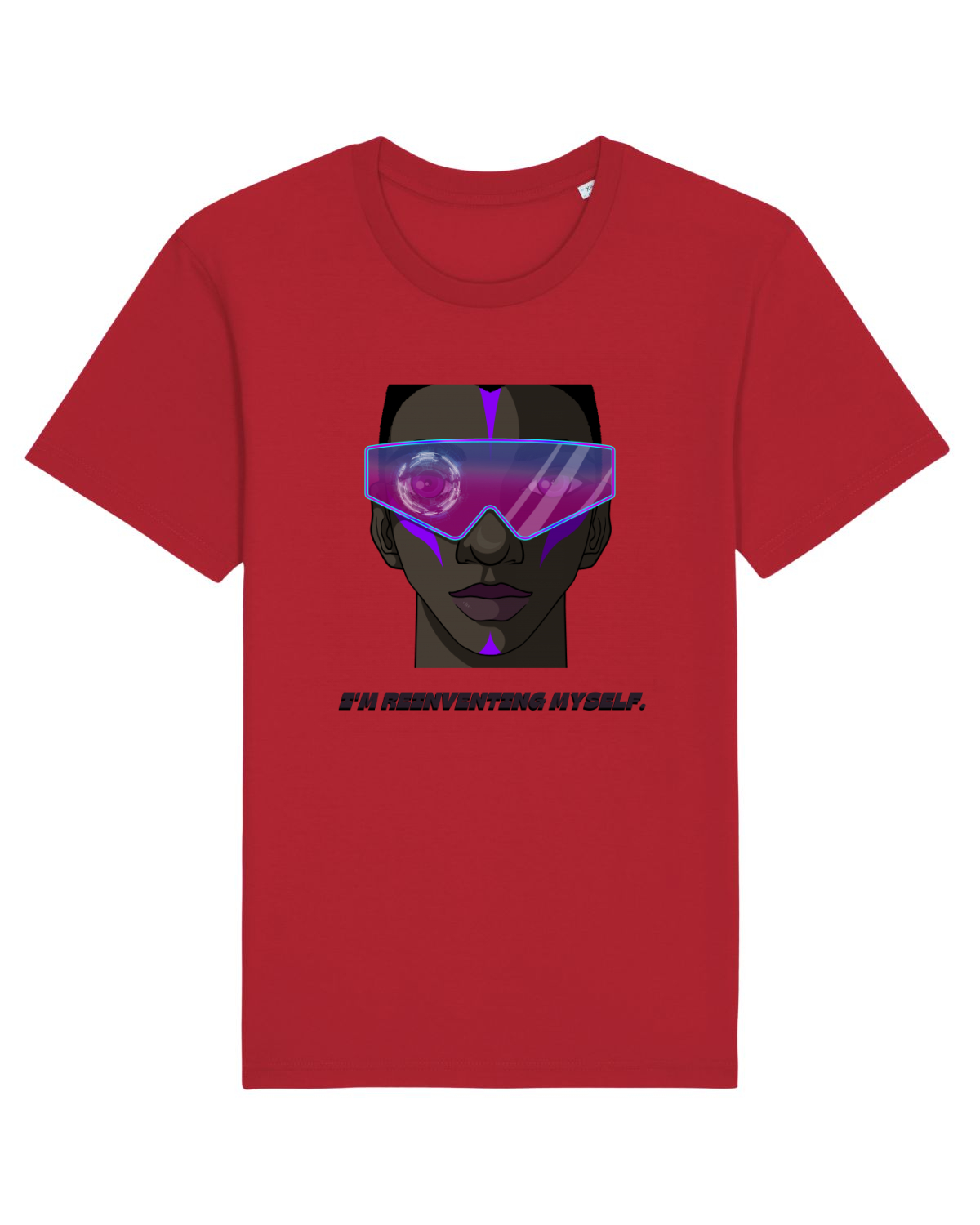 Tricou mânecă scurtă Unisex Rocker Red