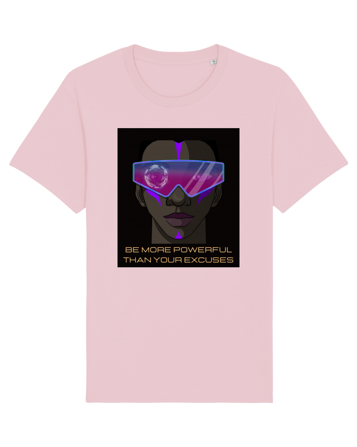 Tricou mânecă scurtă Unisex Rocker Cotton Pink