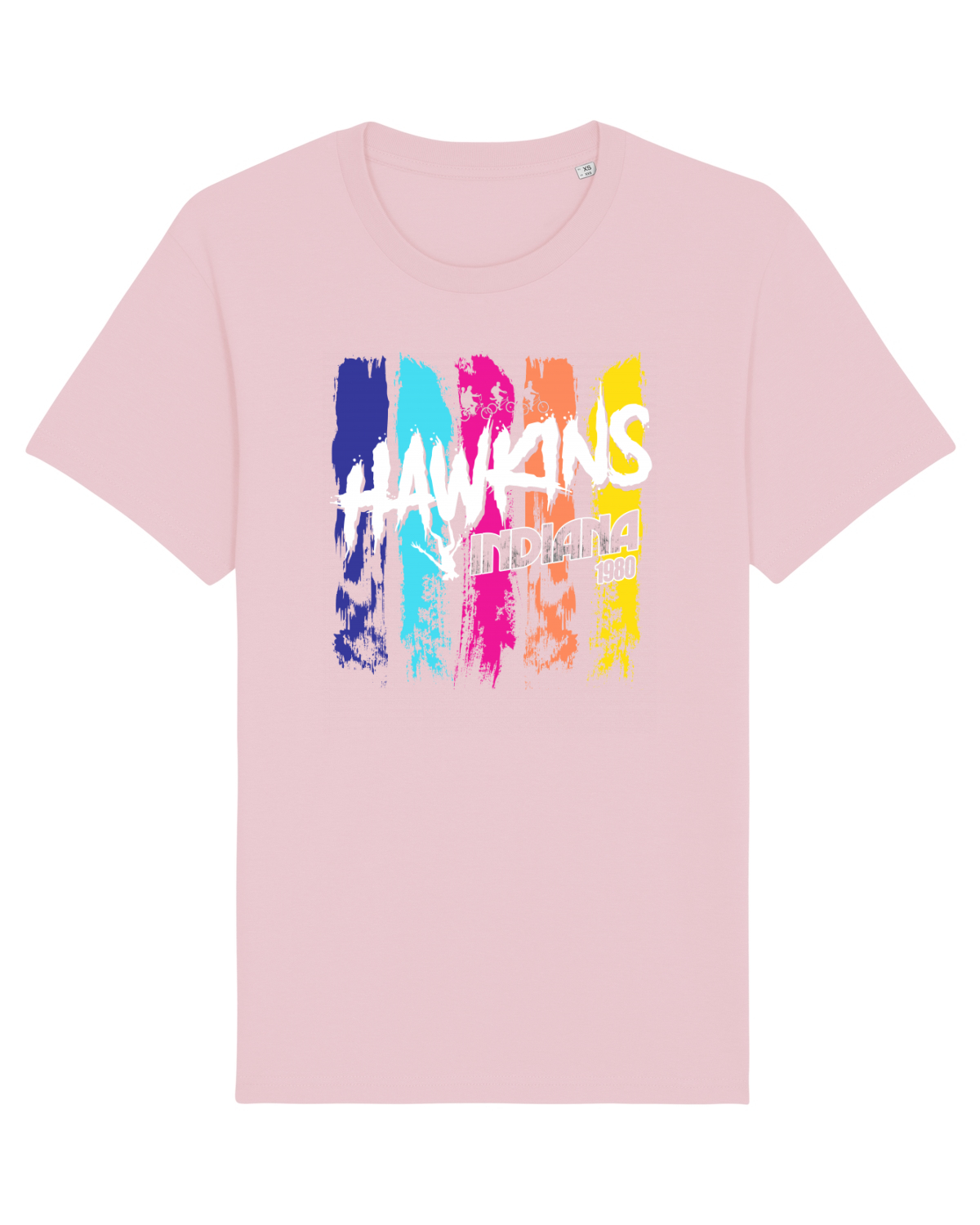 Tricou mânecă scurtă Unisex Rocker Cotton Pink