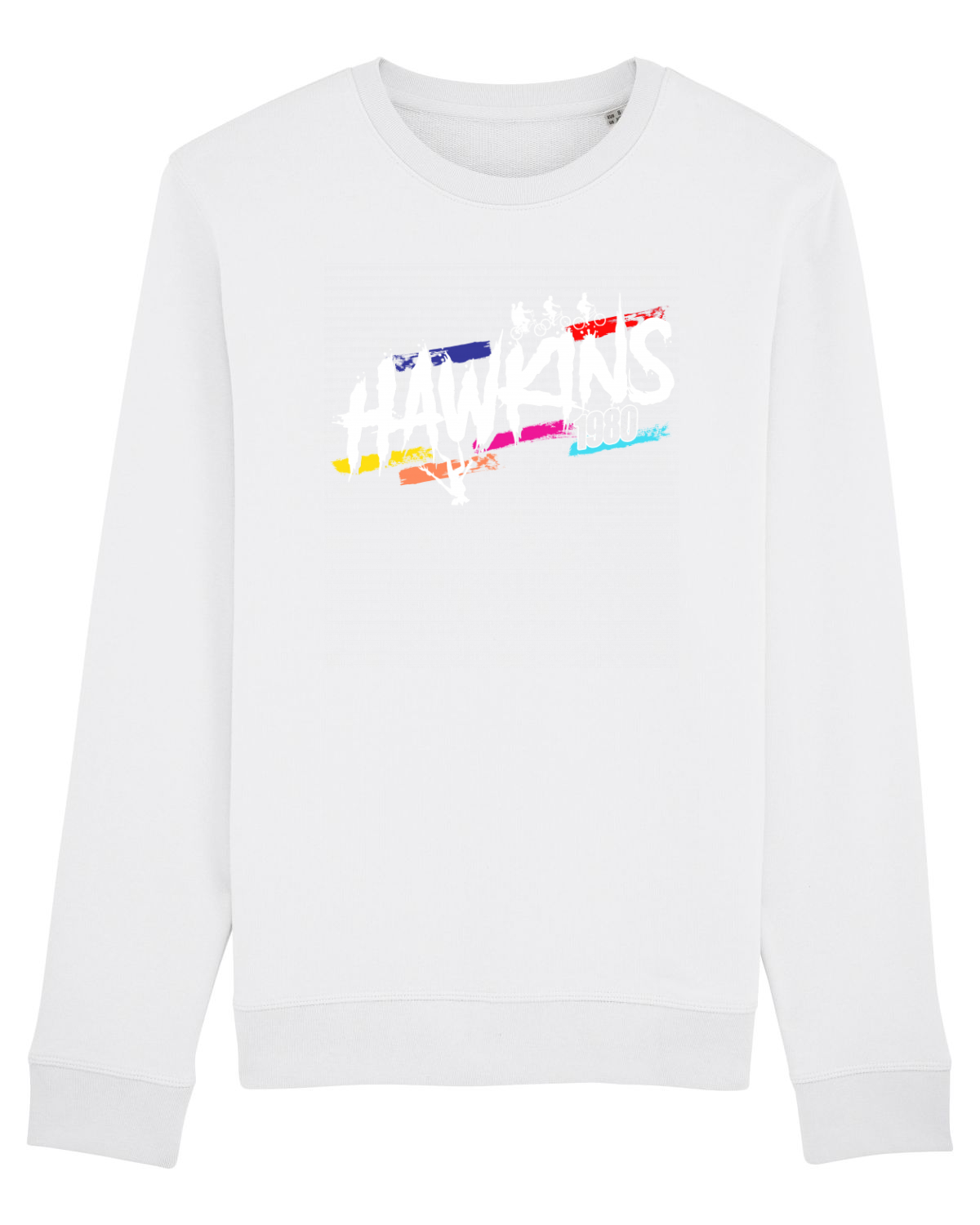 Bluză mânecă lungă Unisex Rise White