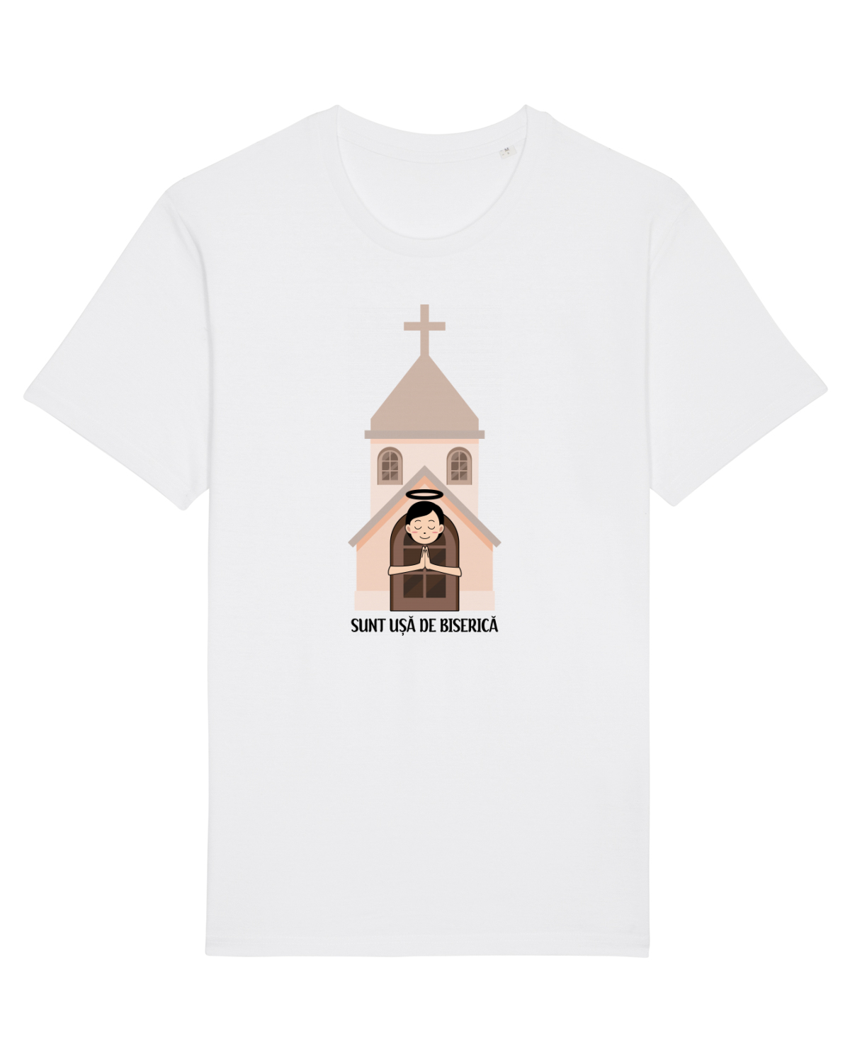 Tricou mânecă scurtă Unisex Rocker White