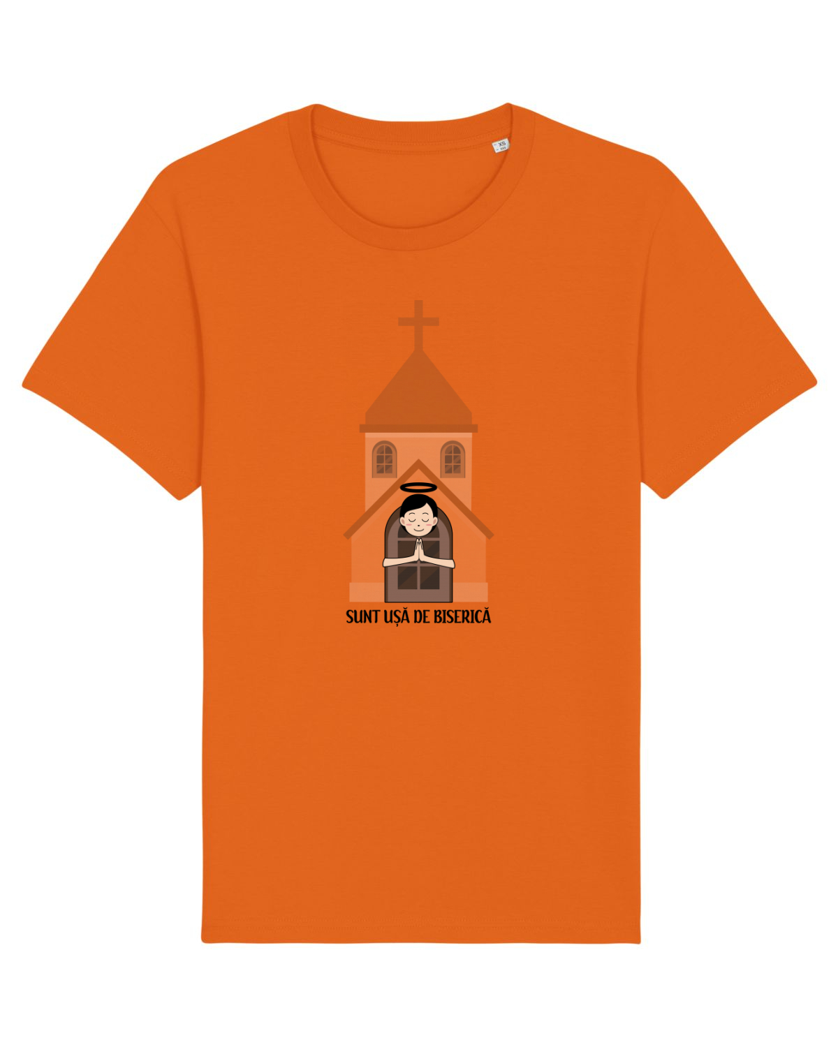 Tricou mânecă scurtă Unisex Rocker Bright Orange