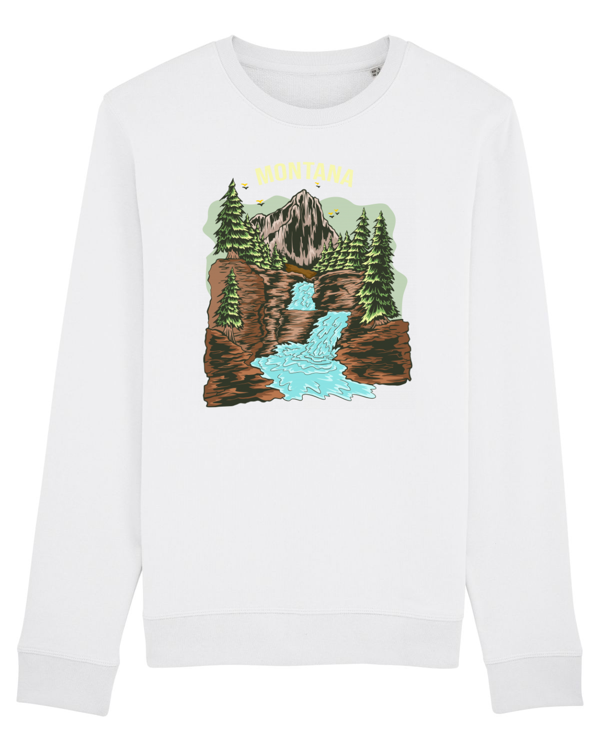 Bluză mânecă lungă Unisex Rise White