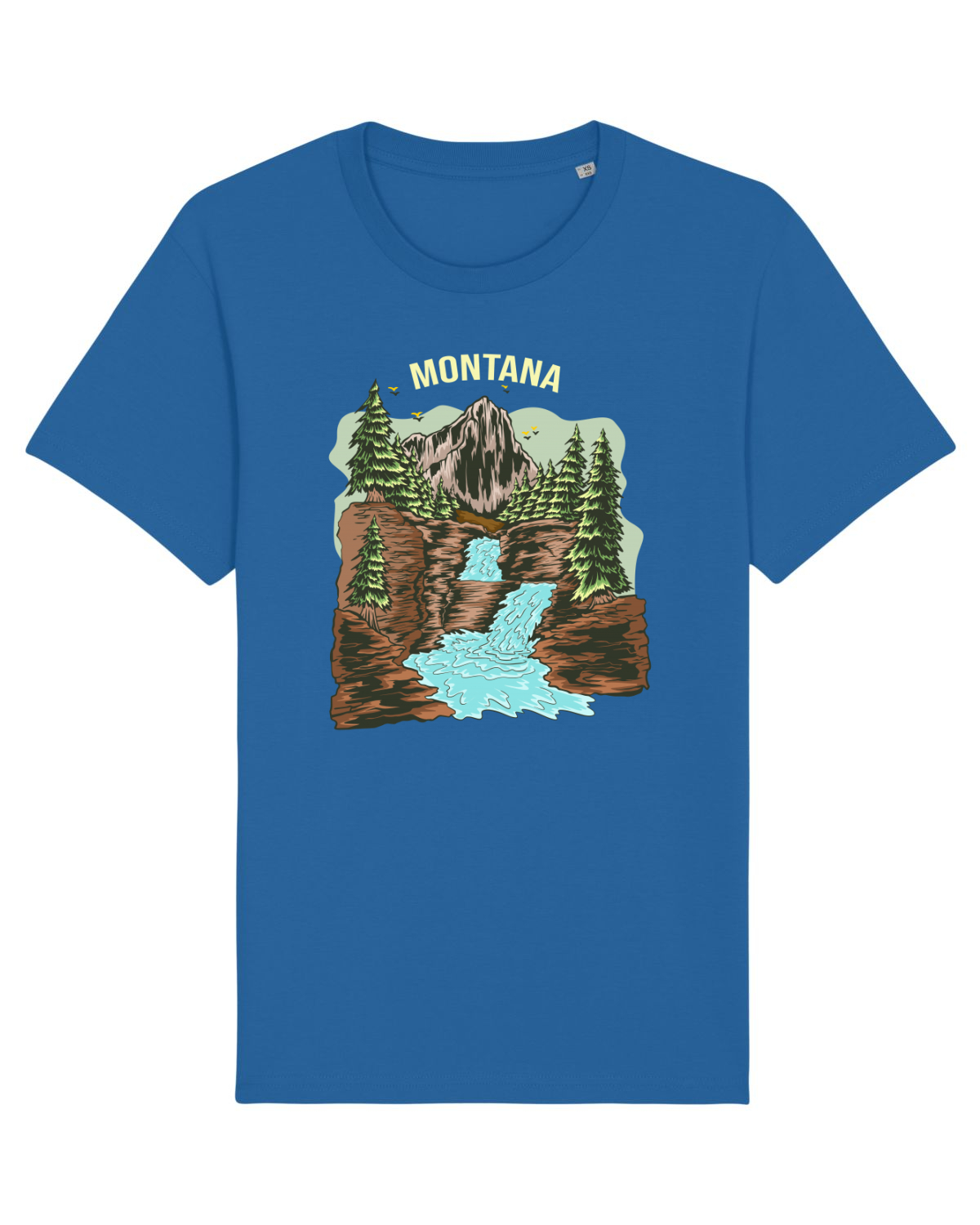 Tricou mânecă scurtă Unisex Rocker Royal Blue