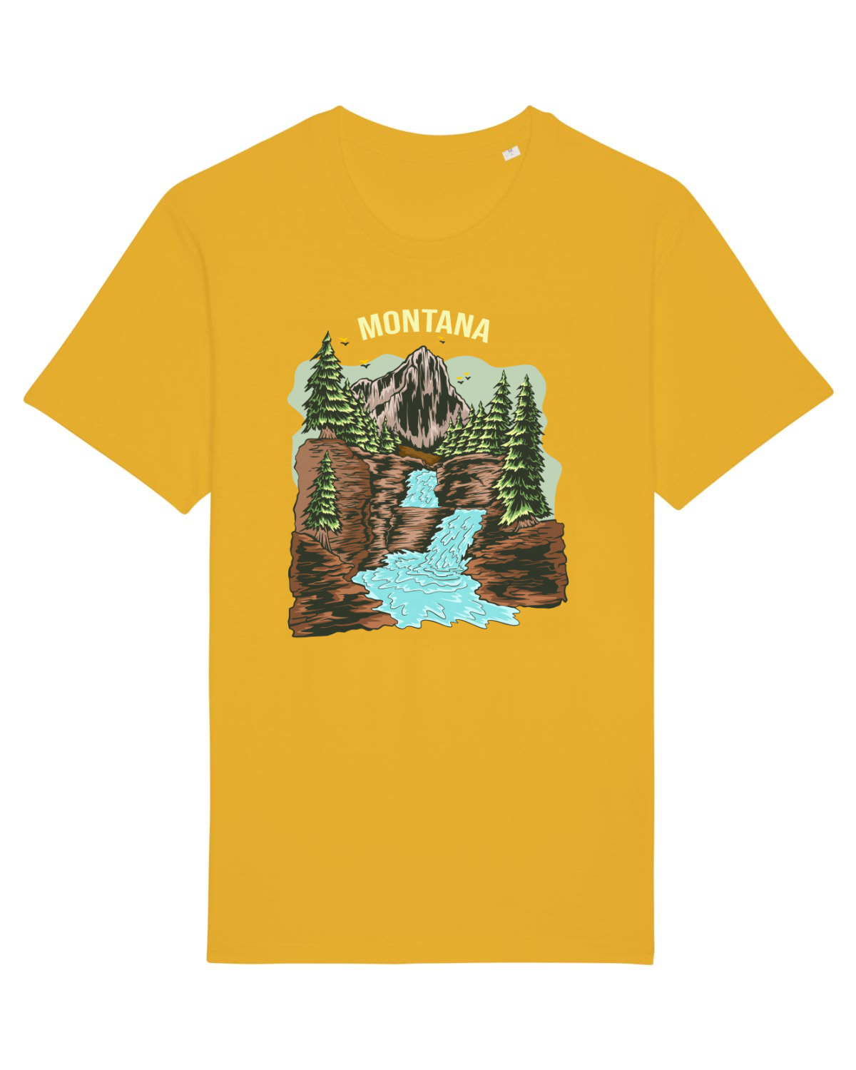 Tricou mânecă scurtă Unisex Rocker Spectra Yellow