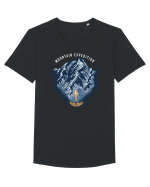 Mountain Expedition Tricou mânecă scurtă guler larg Bărbat Skater