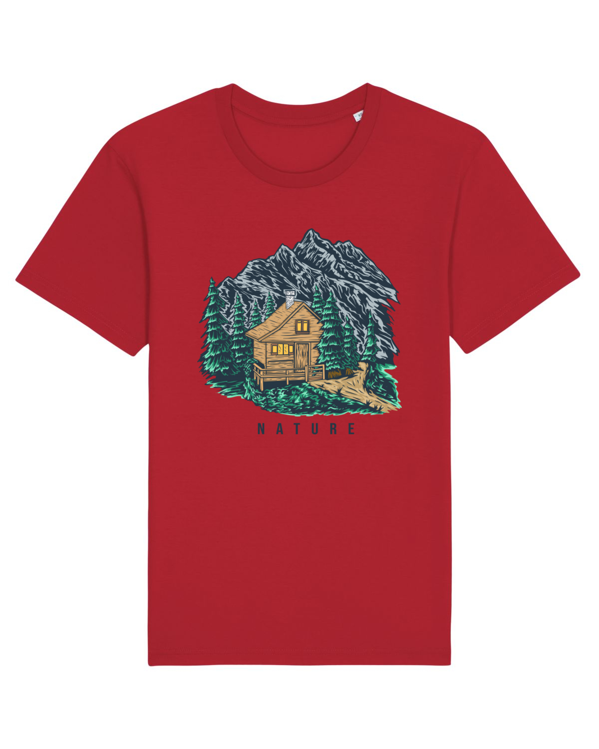 Tricou mânecă scurtă Unisex Rocker Red