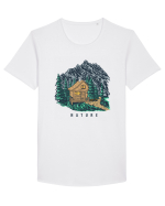 Nature Tricou mânecă scurtă guler larg Bărbat Skater