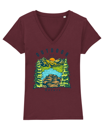 Outdoor Nature Burgundy