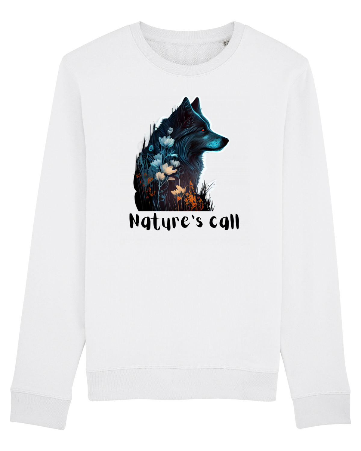 Bluză mânecă lungă Unisex Rise White