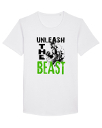 Unleash the Beast Tricou mânecă scurtă guler larg Bărbat Skater