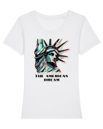 THE AMERICAN DREAM Tricou mânecă scurtă guler larg fitted Damă Expresser