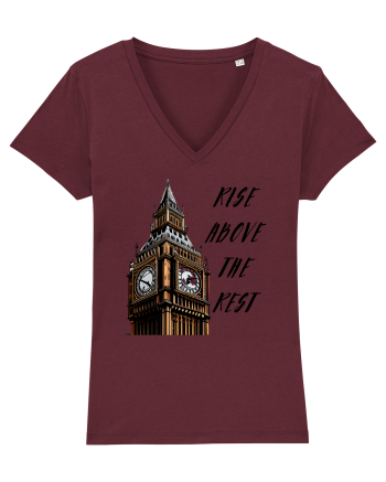 RISE ABOVE THE REST Burgundy