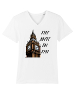 RISE ABOVE THE REST Tricou mânecă scurtă guler V Bărbat Presenter
