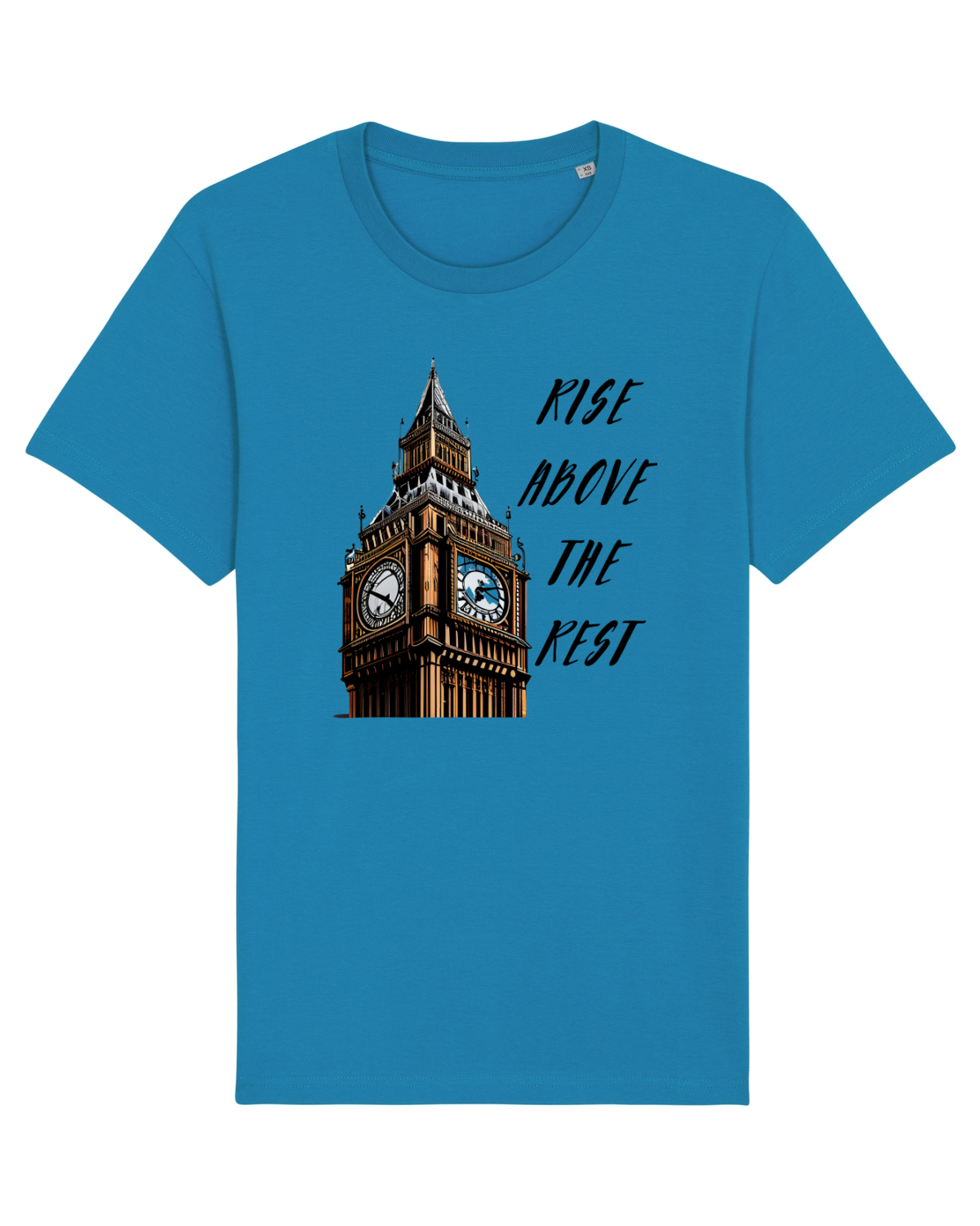 Tricou mânecă scurtă Unisex Rocker Azur