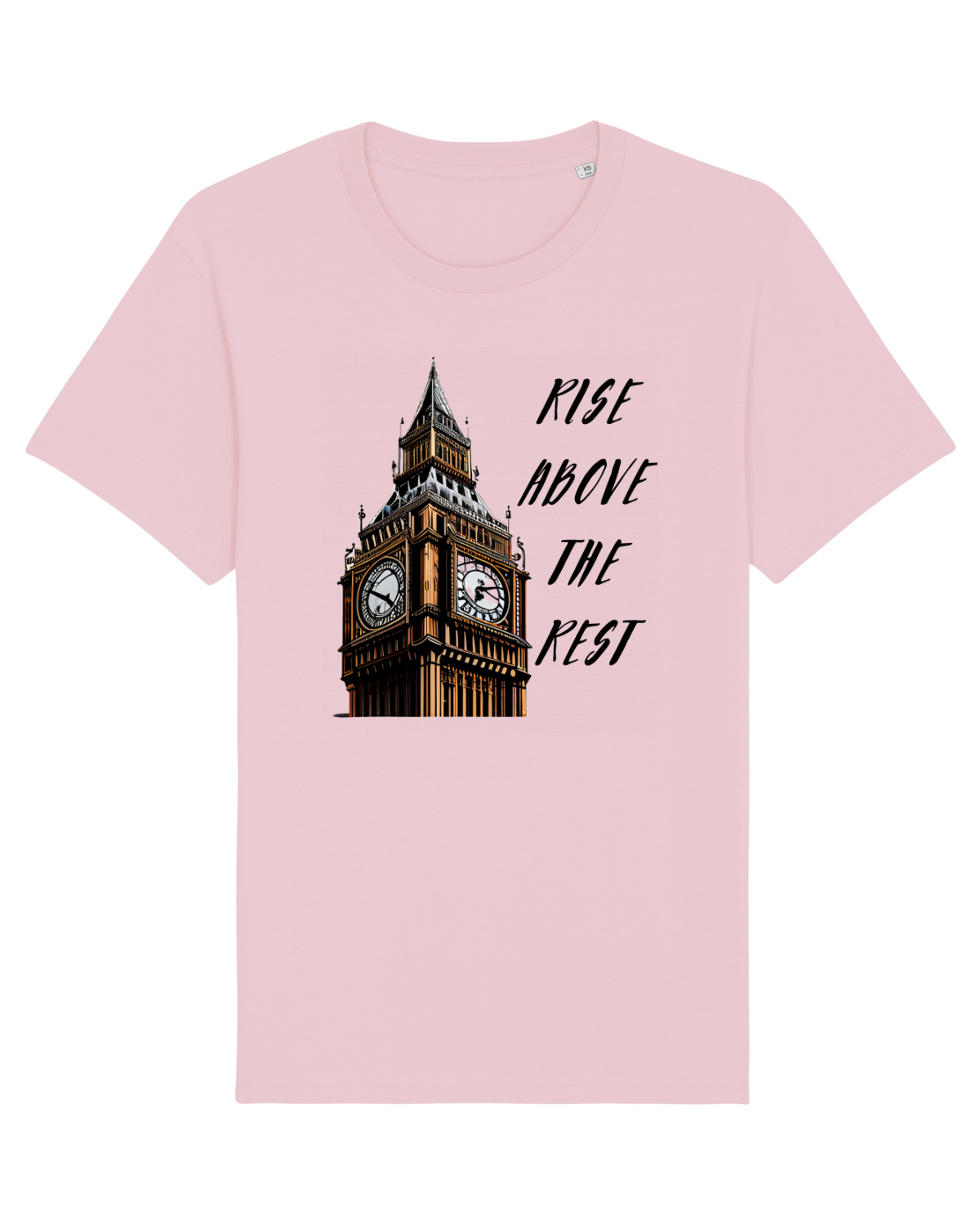 Tricou mânecă scurtă Unisex Rocker Cotton Pink