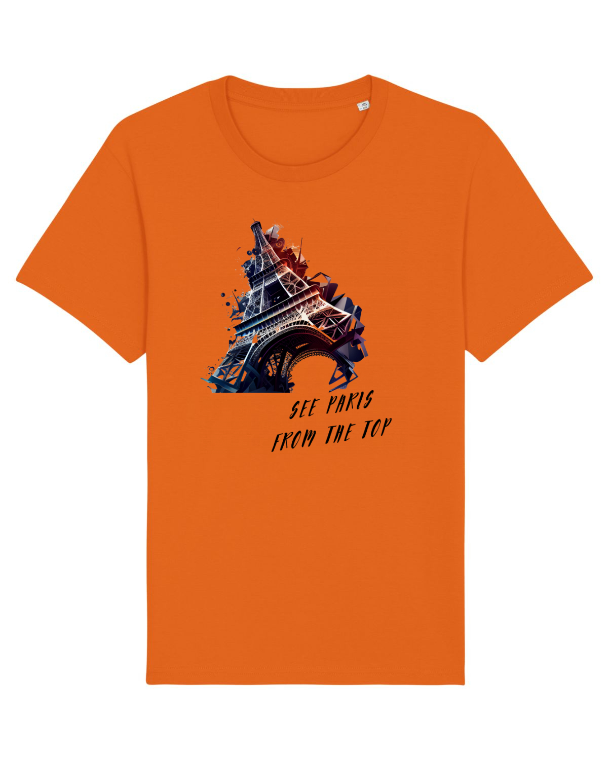Tricou mânecă scurtă Unisex Rocker Bright Orange