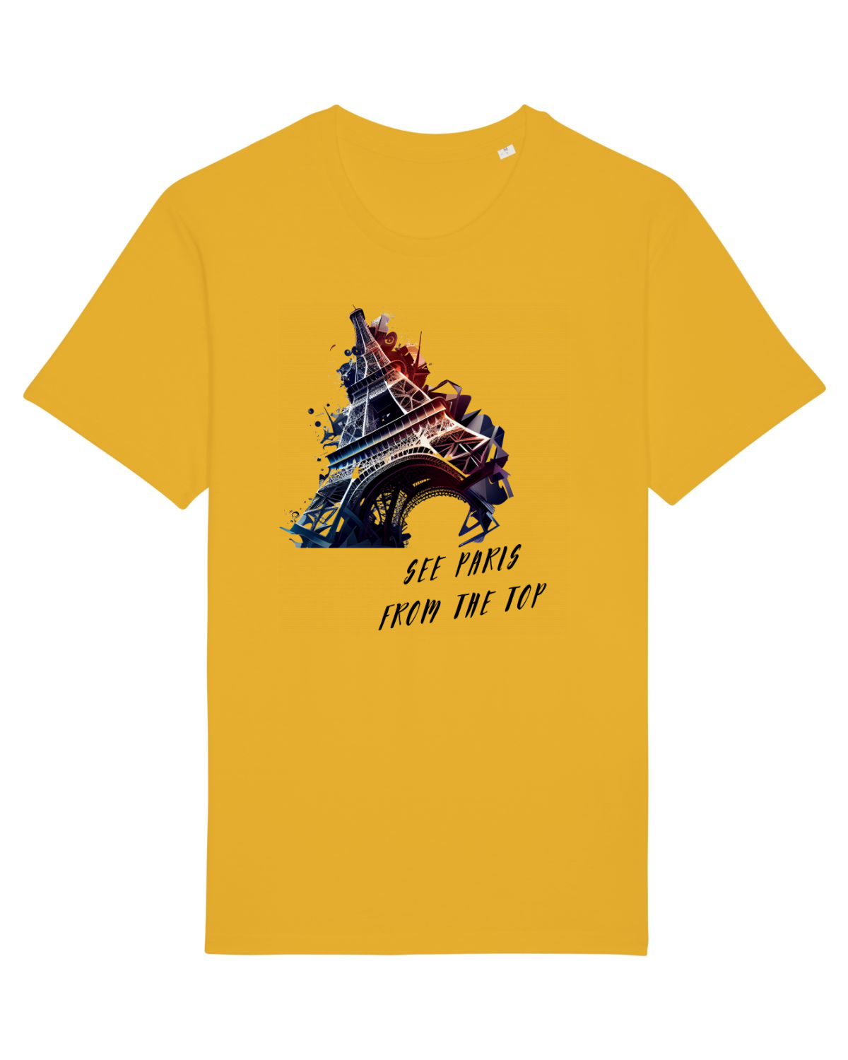 Tricou mânecă scurtă Unisex Rocker Spectra Yellow