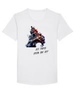SEE PARIS FROM THE TOP Tricou mânecă scurtă guler larg Bărbat Skater