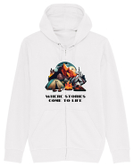 STORIES COME TO LIFE - V1 Hanorac cu fermoar Unisex Connector