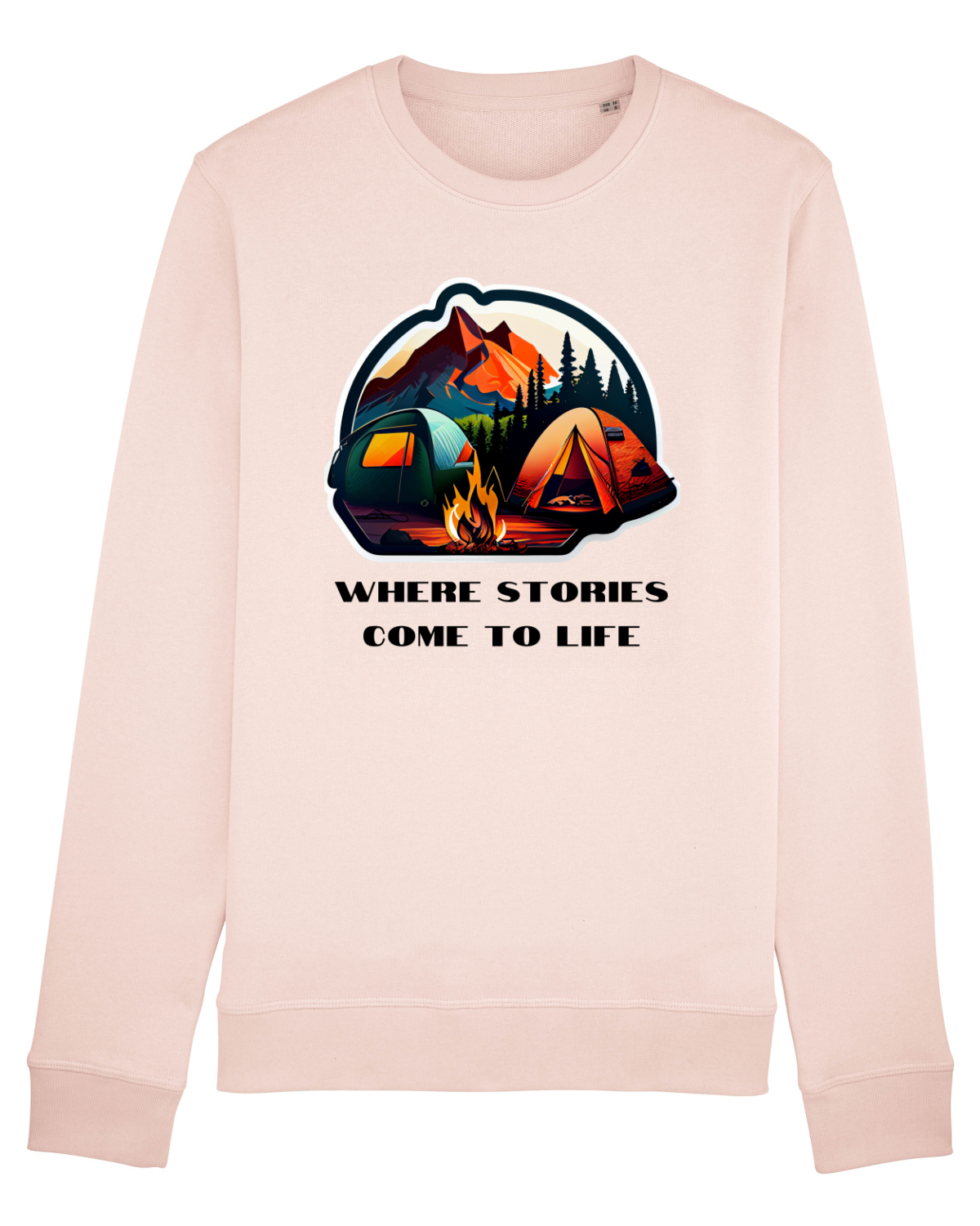 Bluză mânecă lungă Unisex Rise Candy Pink