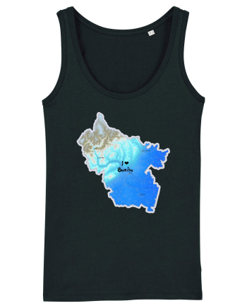 Buzău County Map Black