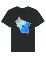 Buzău County Map Tricou mânecă scurtă Unisex Rocker