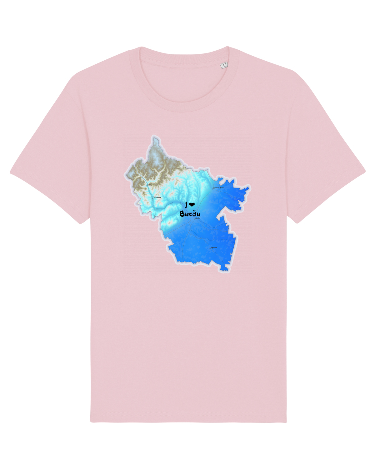 Tricou mânecă scurtă Unisex Rocker Cotton Pink