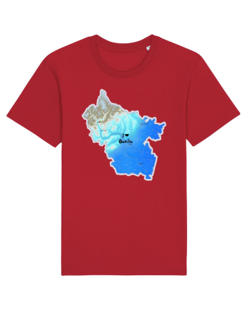Buzău County Map Red